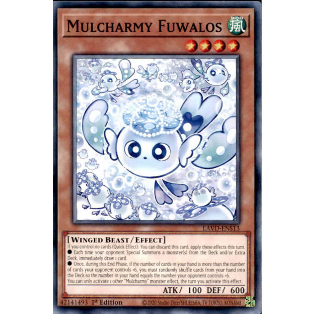Mulcharmy Fuwalos LAVD-ENS13 Yu-Gi-Oh! Card from the Legendary Arc-V Decks Set