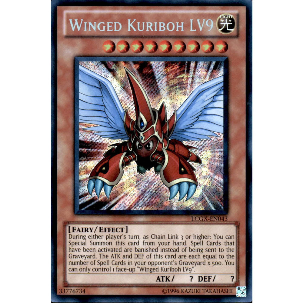 Winged Kuriboh LV9 LCGX-EN043 Yu-Gi-Oh! Card from the Legendary Collection 2: The Duel Academy Years Mega Pack Set