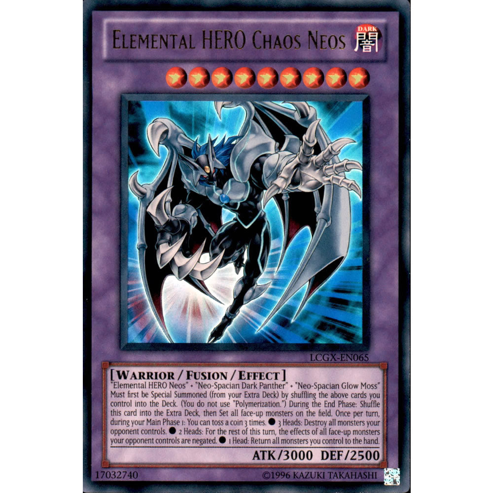 Elemental Hero Chaos Neos LCGX-EN065 Yu-Gi-Oh! Card from the Legendary Collection 2: The Duel Academy Years Mega Pack Set