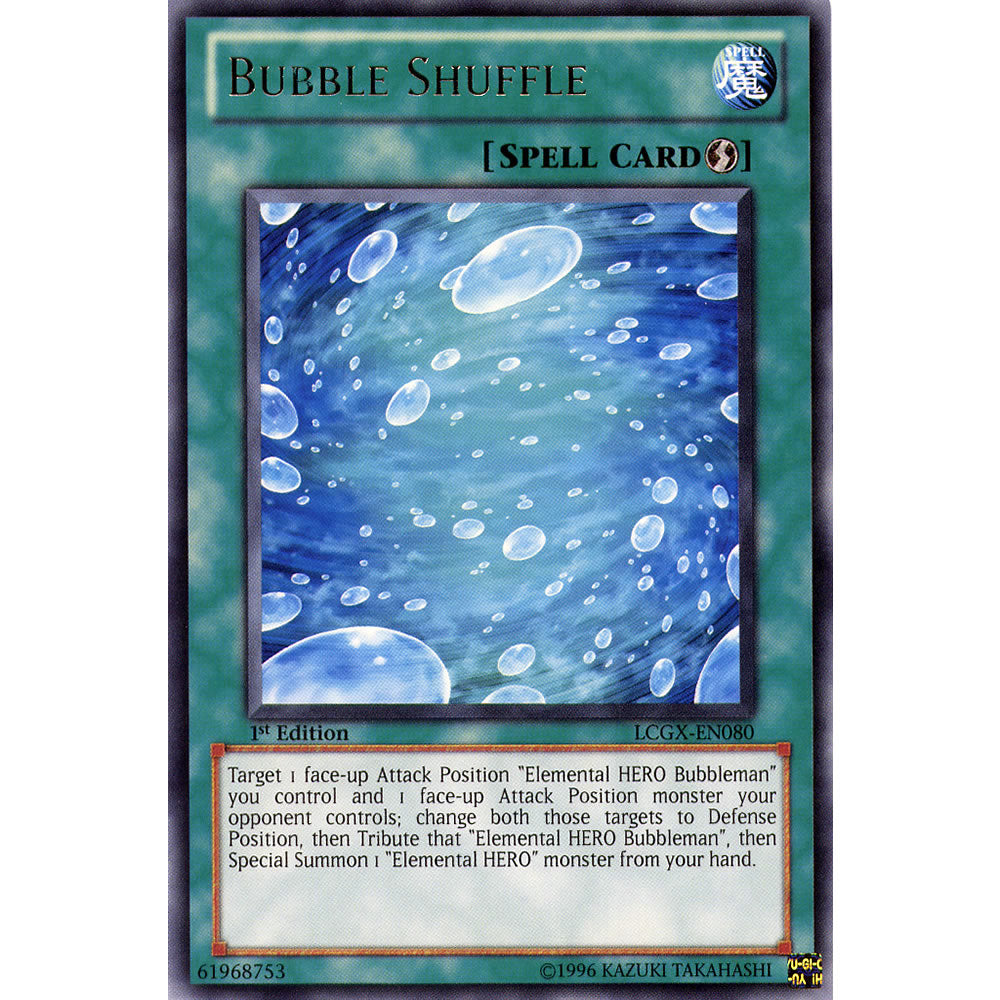 Bubble Shuffle LCGX-EN080 Yu-Gi-Oh! Card from the Legendary Collection 2: The Duel Academy Years Mega Pack Set