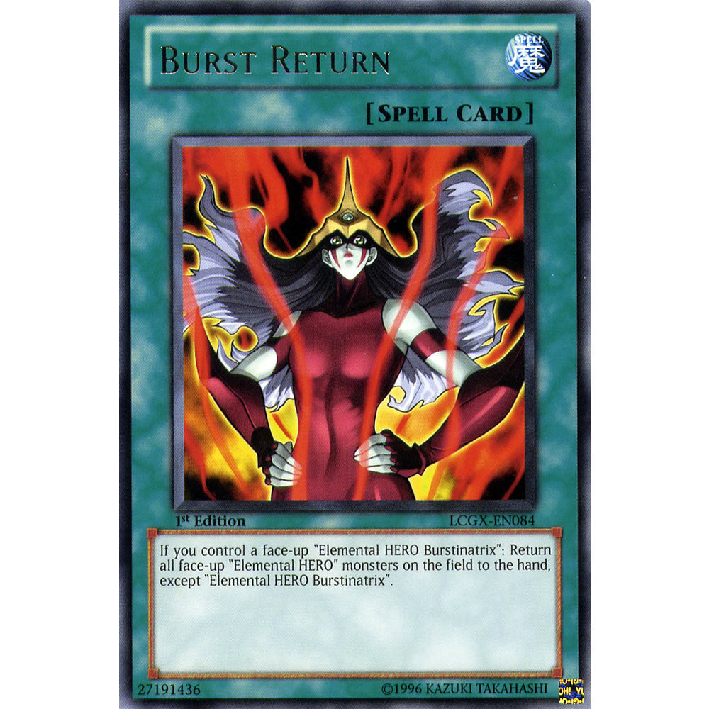 Burst Return LCGX-EN084 Yu-Gi-Oh! Card from the Legendary Collection 2: The Duel Academy Years Mega Pack Set