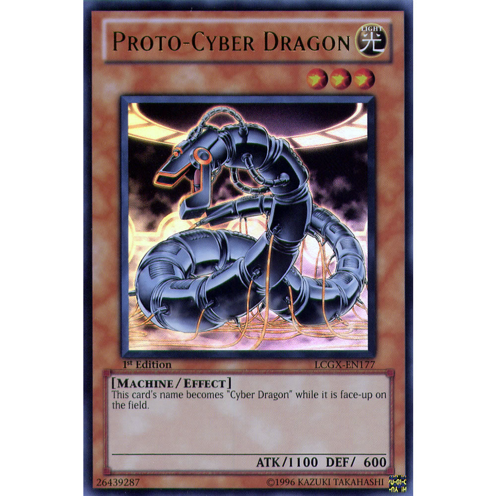 Proto-Cyber Dragon LCGX-EN177 Yu-Gi-Oh! Card from the Legendary Collection 2: The Duel Academy Years Mega Pack Set