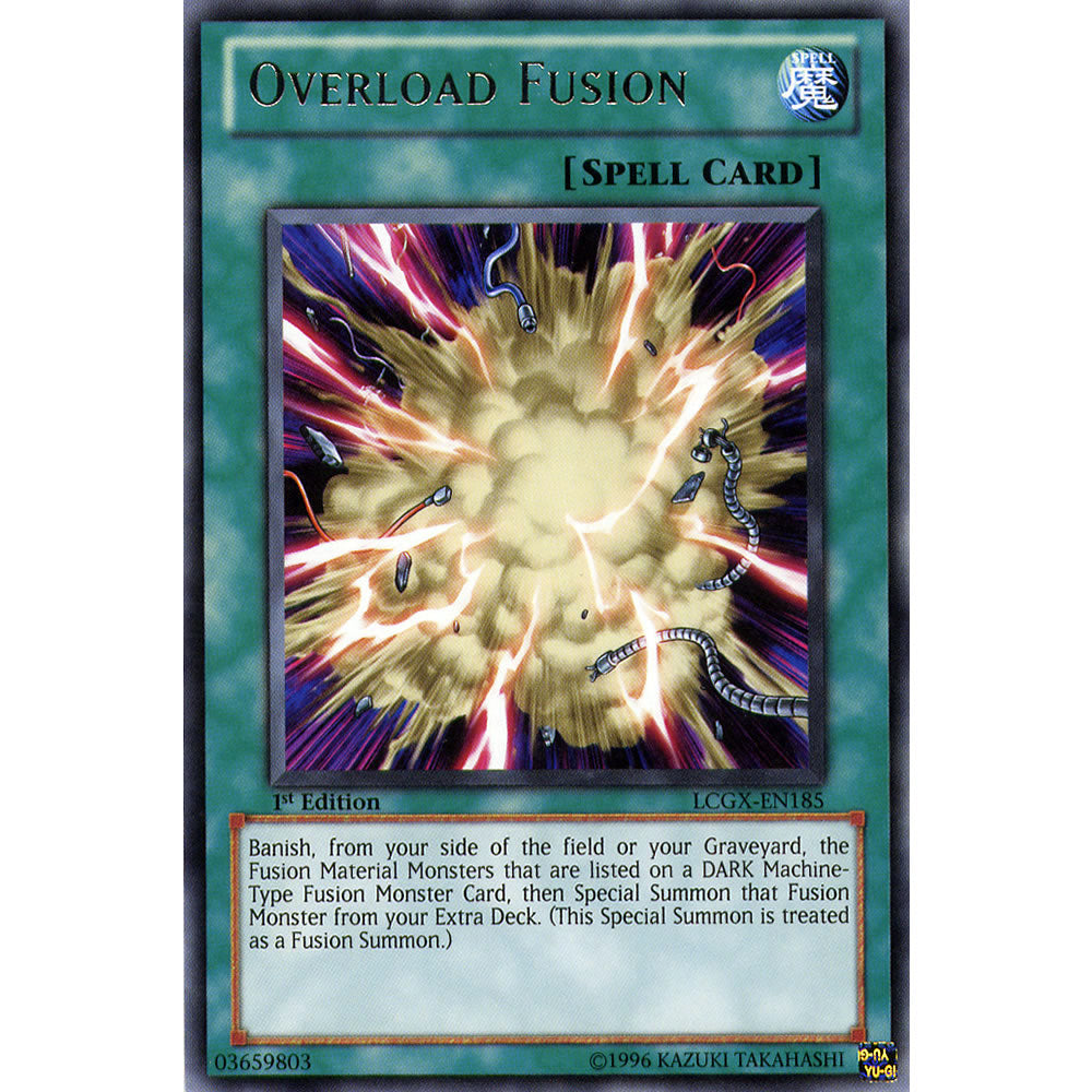 Overload Fusion LCGX-EN185 Yu-Gi-Oh! Card from the Legendary Collection 2: The Duel Academy Years Mega Pack Set