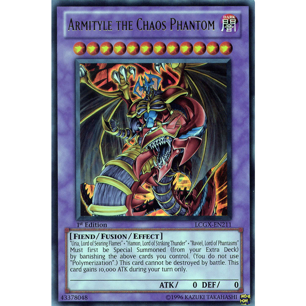 Armityle The Chaos Phantom LCGX-EN211 Yu-Gi-Oh! Card