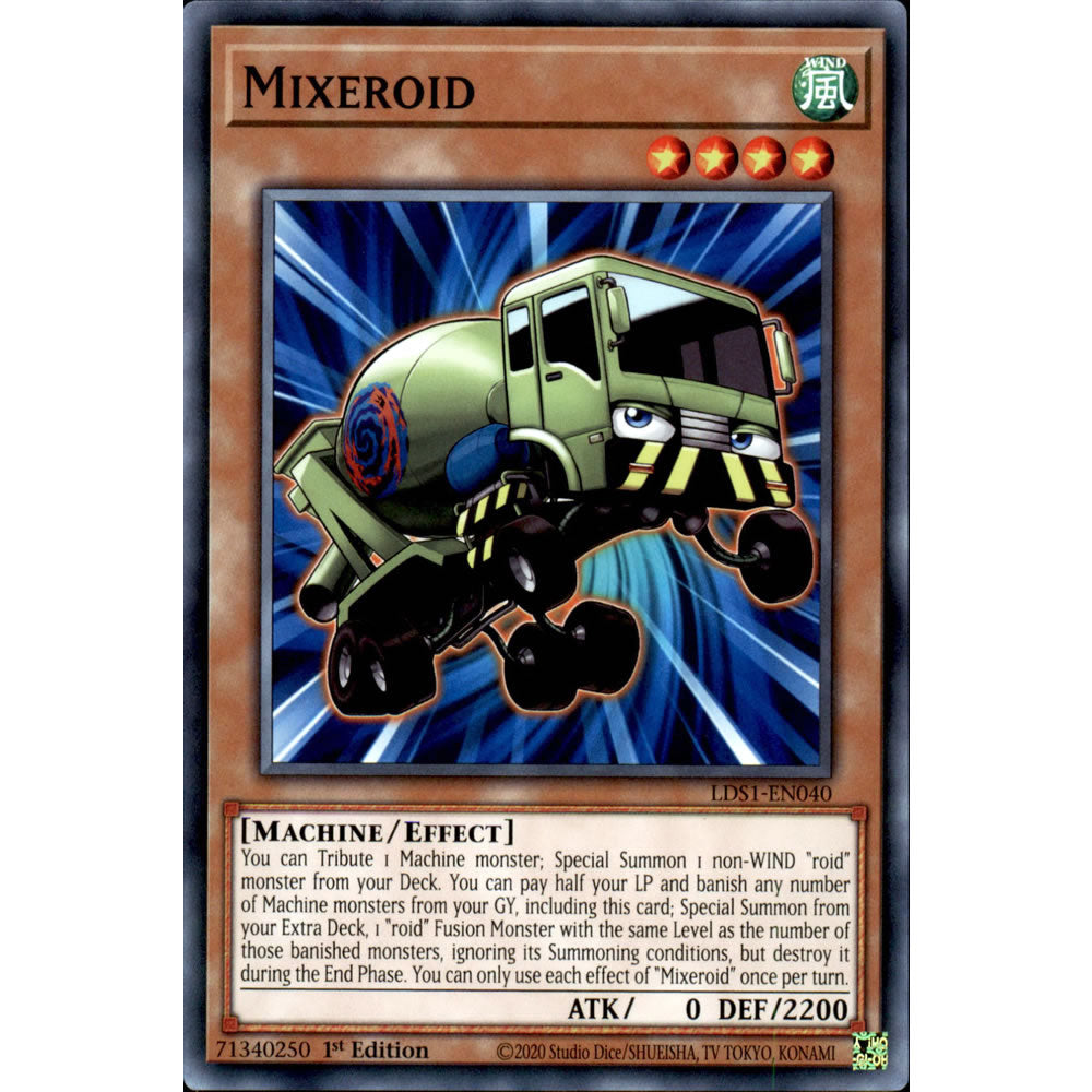 Mixeroid LDS1-EN040 Yu-Gi-Oh! Card from the Legendary Duelists: Season 1 Set