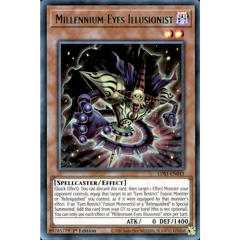 Millennium-Eyes Illusionist LDS1-EN045 Yu-Gi-Oh! Card from the Legendary Duelists: Season 1 Set