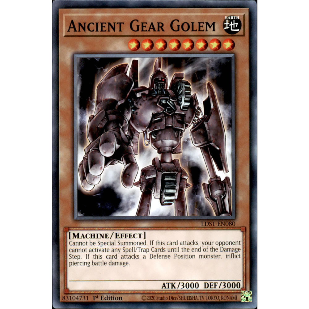 Ancient Gear Golem LDS1-EN080 Yu-Gi-Oh! Card Ancient Gear Golem LDS1-EN080 Yu-Gi-Oh! Card