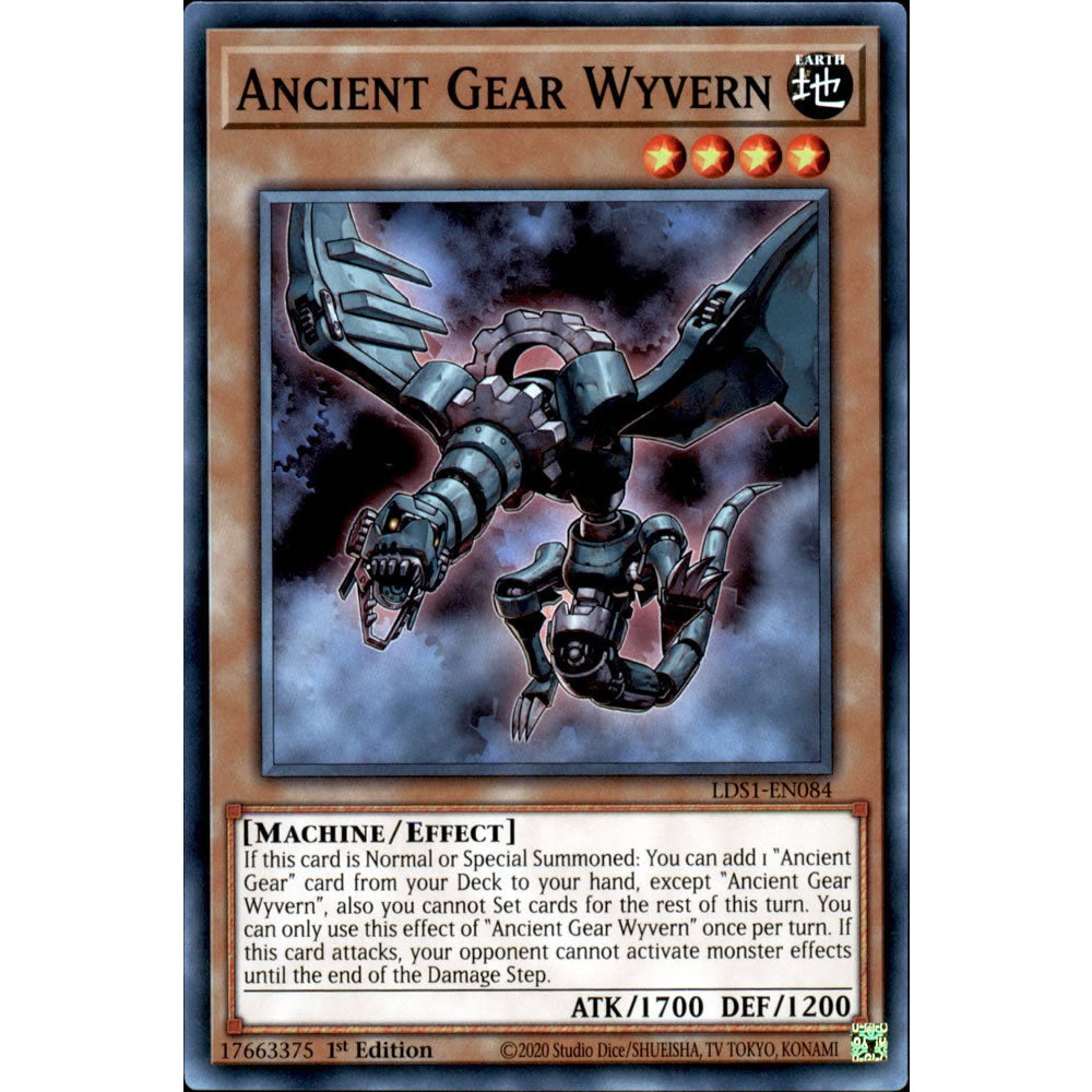 yugioh wyvern cards Ancient Gear Wyvern LDS1-EN084 Yu-Gi-Oh! Card