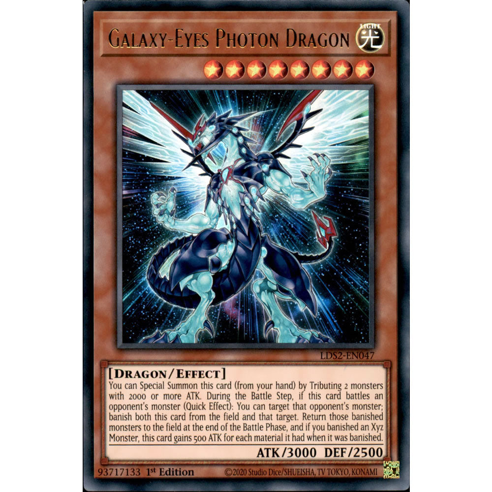 Galaxy-Eyes Photon Dragon LDS2-EN047 Yu-Gi-Oh! Card from the Legendary Duelists: Season 2 Set