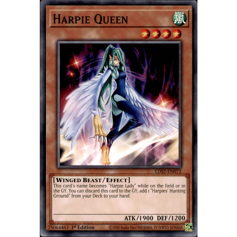 yugioh harpie deck 2020 Harpie Queen LDS2-EN072 Yu-Gi-Oh! Card