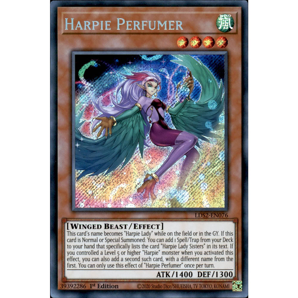 Harpie Perfumer LDS2-EN076 Yu-Gi-Oh! Card from the Legendary Duelists: Season 2 Set