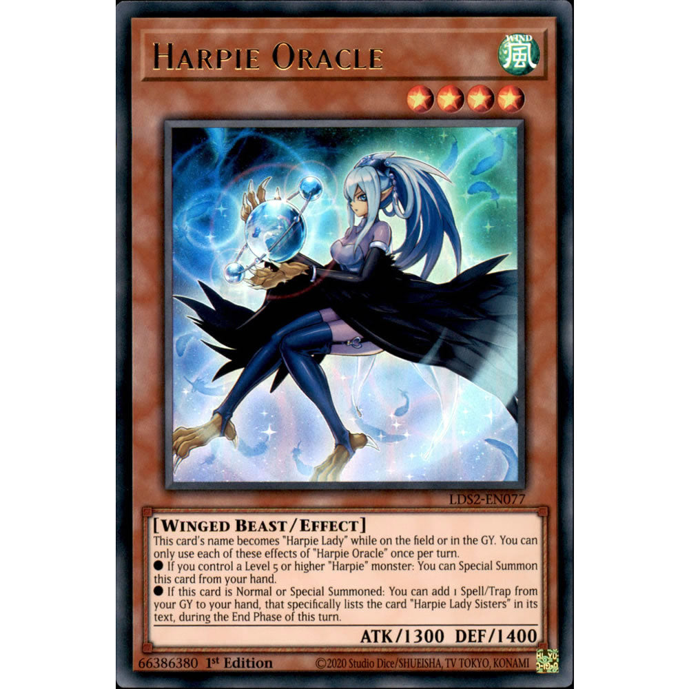 Harpie Oracle LDS2-EN077 Yu-Gi-Oh! Card from the Legendary Duelists: Season 2 Set