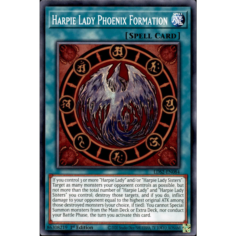 Harpie Lady Phoenix Formation LDS2-EN084 Yu-Gi-Oh! Card from the Legendary Duelists: Season 2 Set
