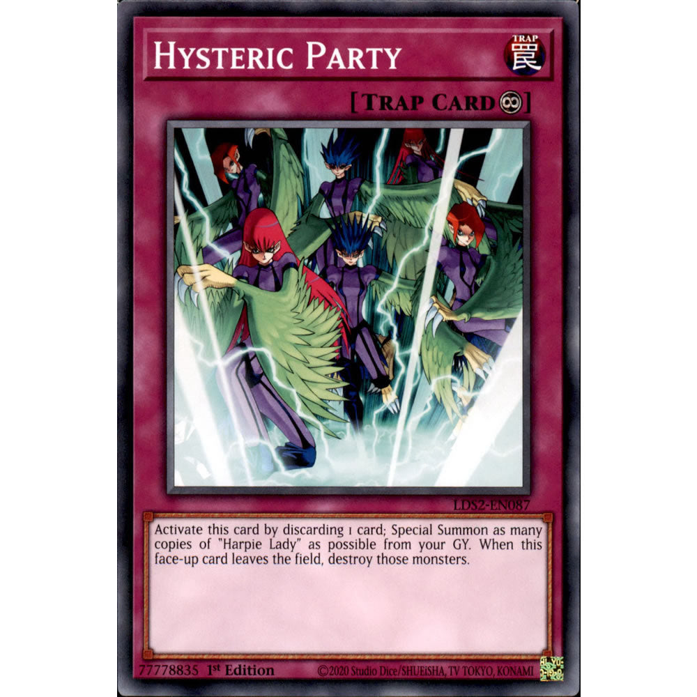 Hysteric Party LDS2-EN087 Yu-Gi-Oh! Card from the Legendary Duelists: Season 2 Set