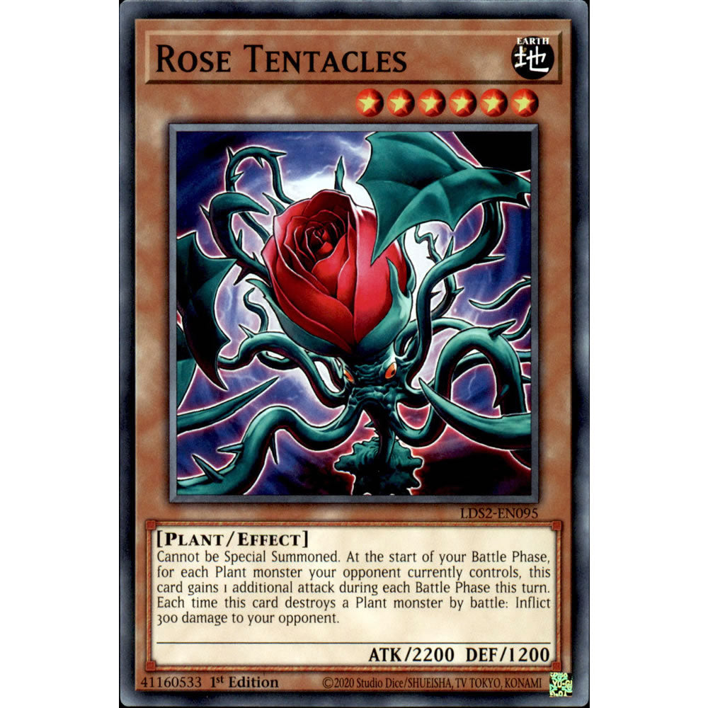 Rose Tentacles LDS2-EN095 Yu-Gi-Oh! Card - Deckboosters Rose Tentacles LDS2-EN095 Yu-Gi-Oh! Card - Deckboosters