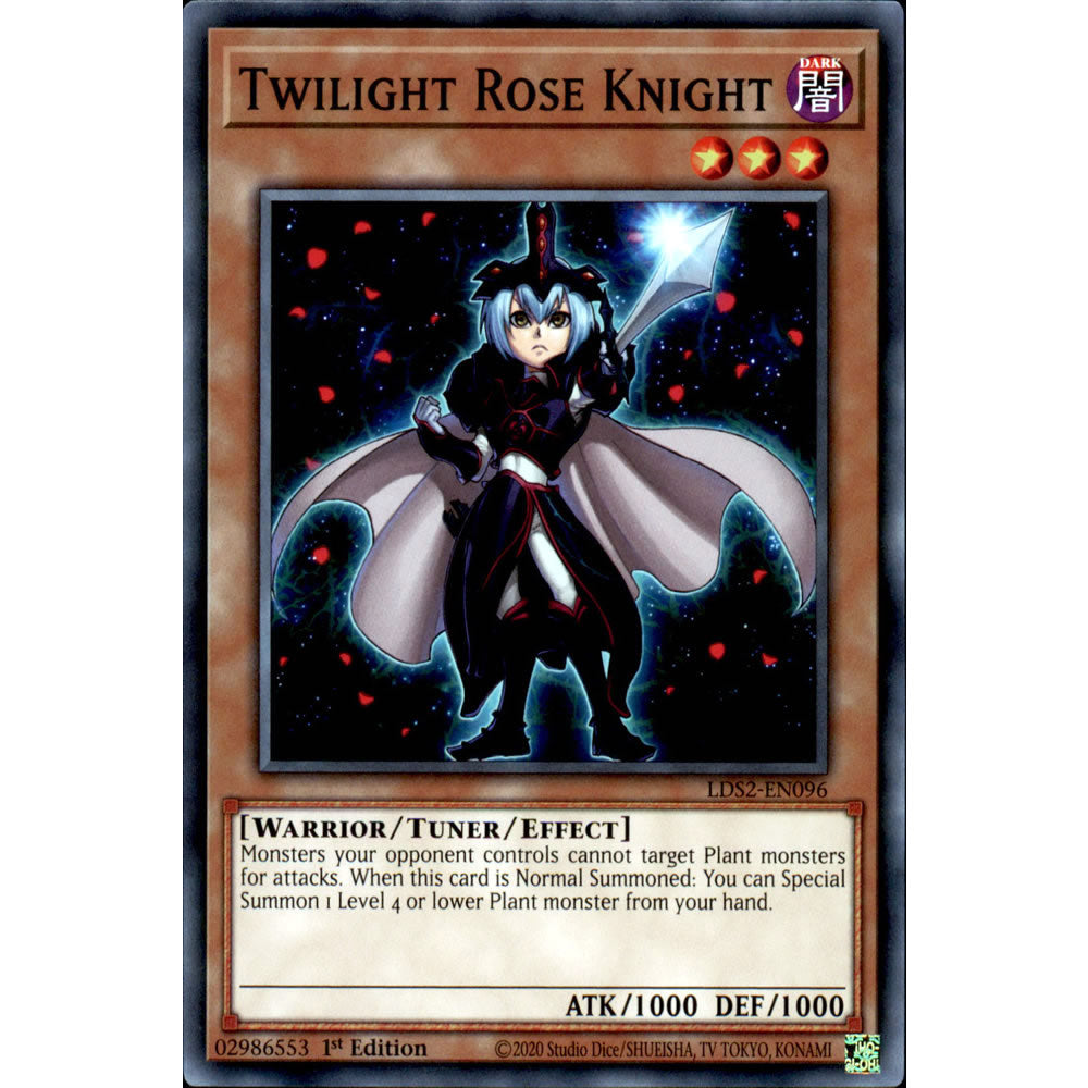 Twilight Rose Knight LDS2-EN096 Yu-Gi-Oh! Card from the Legendary Duelists: Season 2 Set