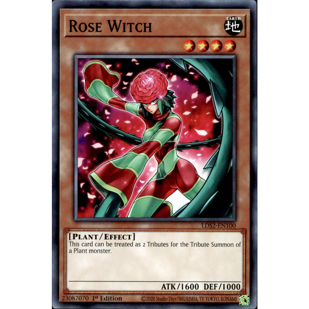 Rose Witch LDS2-EN100 Yu-Gi-Oh! Card from the Legendary Duelists: Season 2 Set