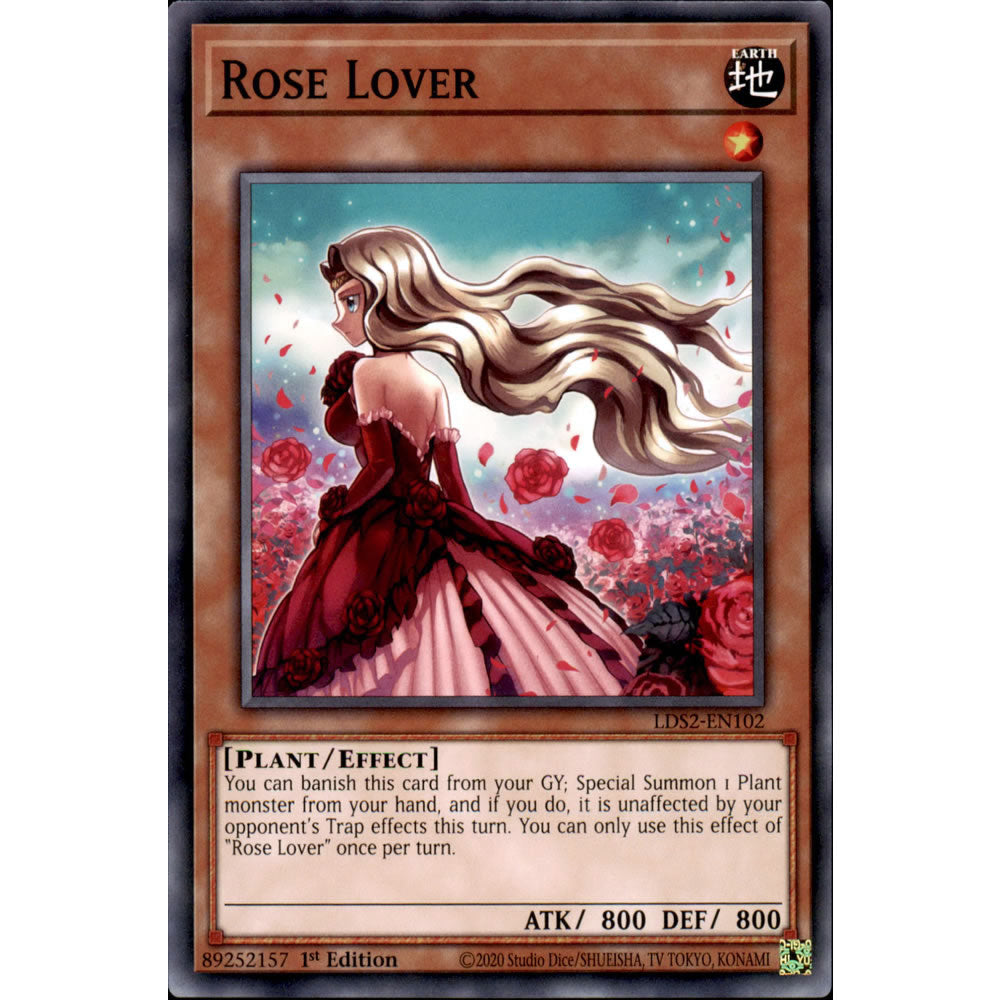 Rose Lover LDS2-EN102 Yu-Gi-Oh! Card from the Legendary Duelists: Season 2 Set