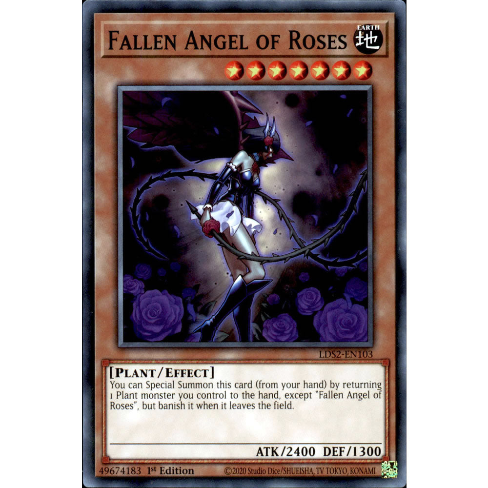 Fallen Angel of Roses LDS2-EN103 Yu-Gi-Oh! Card from the Legendary Duelists: Season 2 Set