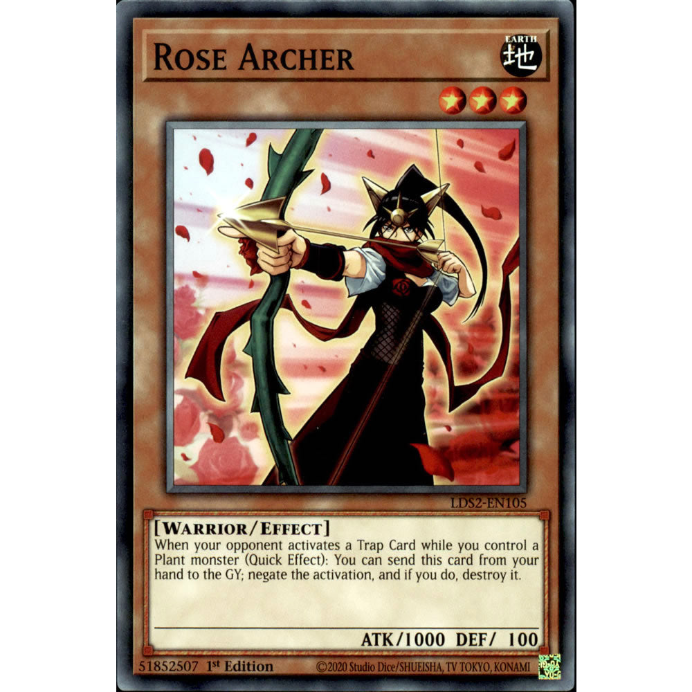 Rose Archer LDS2-EN105 Yu-Gi-Oh! Card from the Legendary Duelists: Season 2 Set