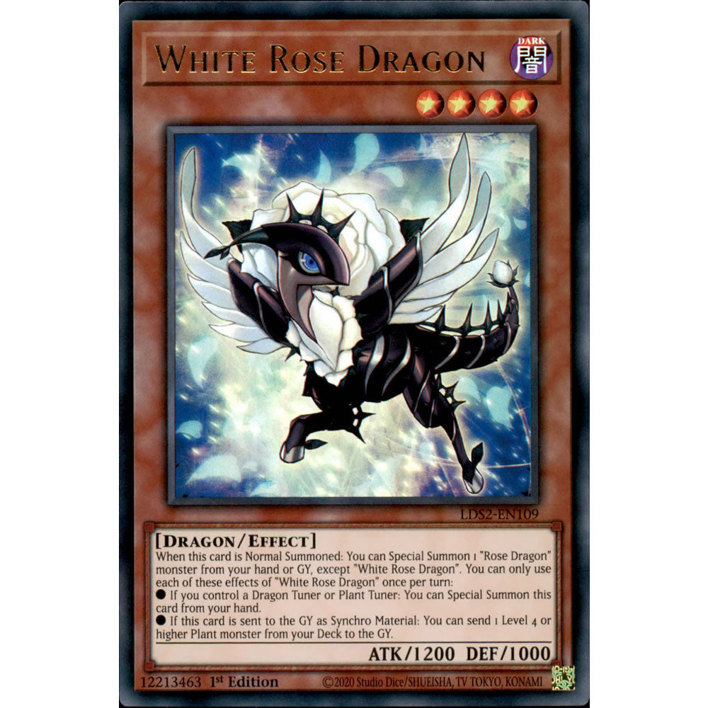 White Rose Dragon LDS2-EN109 Yu-Gi-Oh! Card from the Legendary Duelists: Season 2 Set