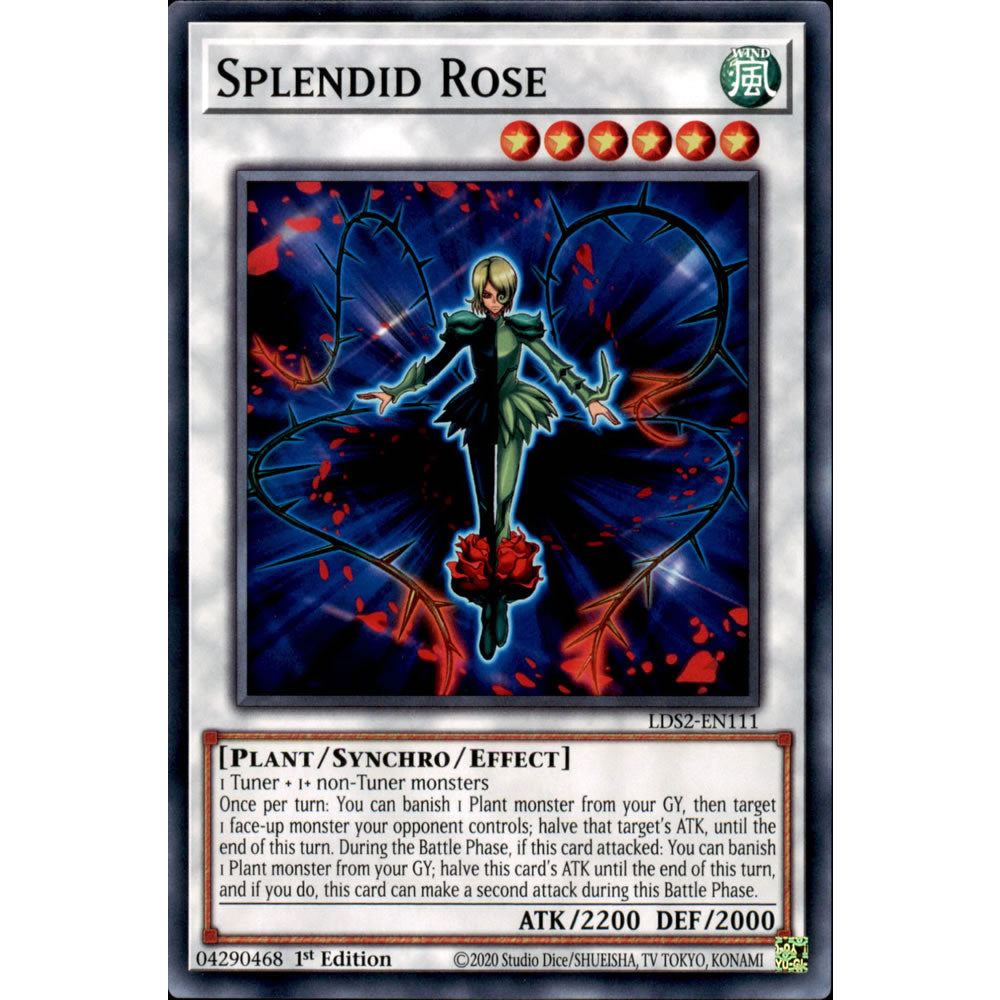 Splendid Rose LDS2-EN111 Yu-Gi-Oh! Card from the Legendary Duelists: Season 2 Set