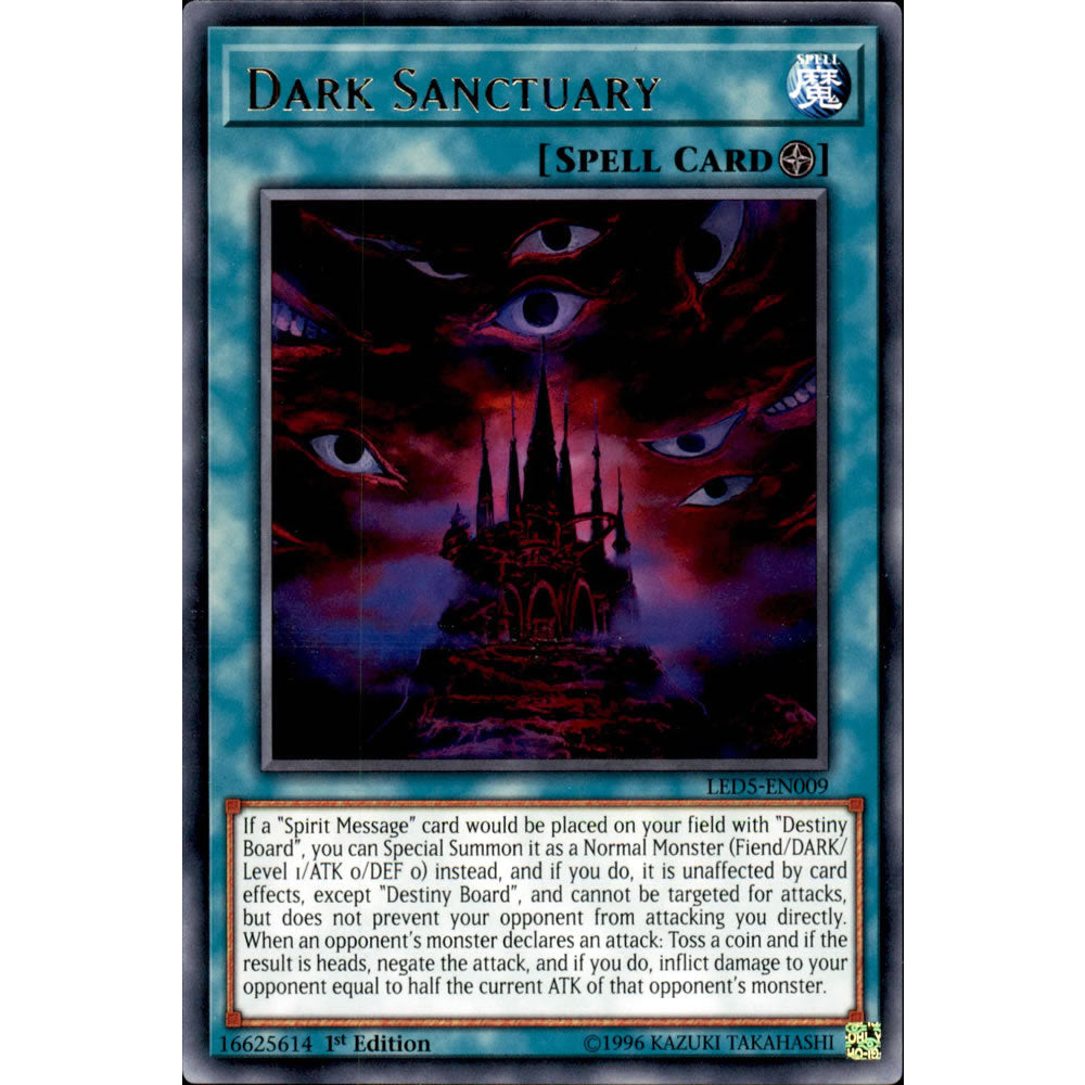dark sanctuary yugioh card DPRP-EN011 Dark Sanctuary Ultra Rare Yu-Gi-Oh Card 1st Edition New