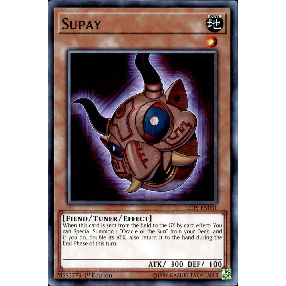 Supay LED5-EN031 Yu-Gi-Oh! Card from the Legendary Duelists: Immortal Destiny Set
