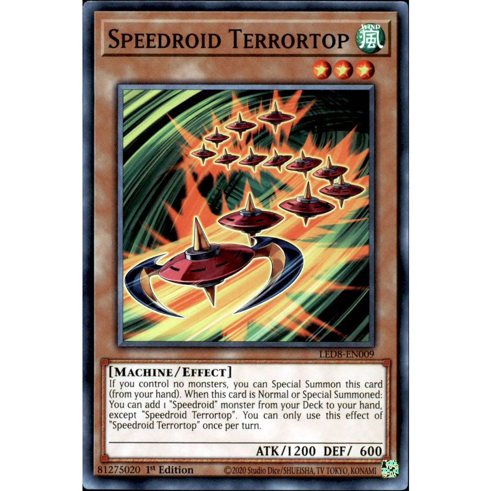 Speedroid Terrortop LED8-EN009 Yu-Gi-Oh! Card Speedroid Terrortop LED8-EN009 Yu-Gi-Oh! Card