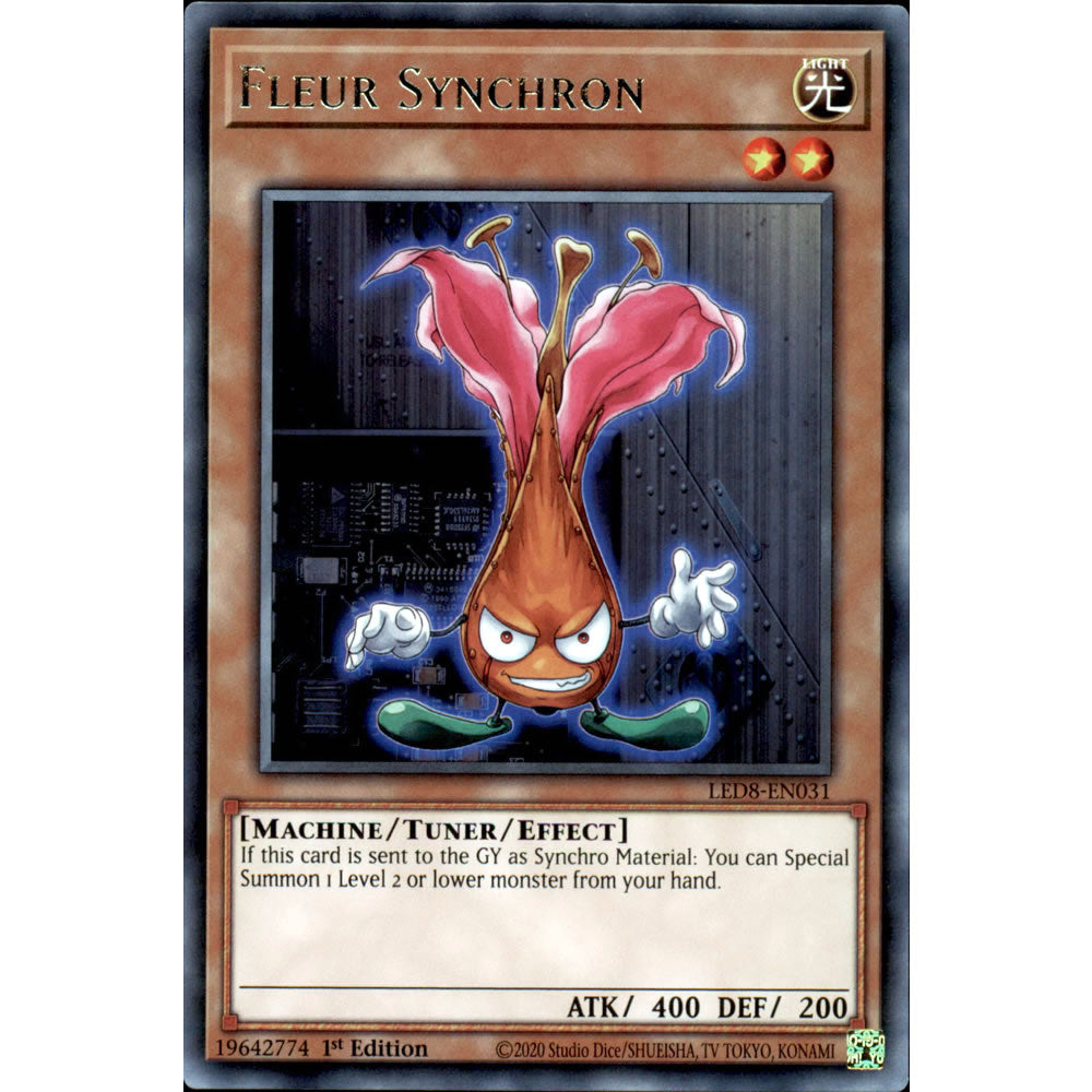 Fleur Synchron LED8-EN031 Yu-Gi-Oh! Card from the Legendary Duelists: Synchro Storm Set