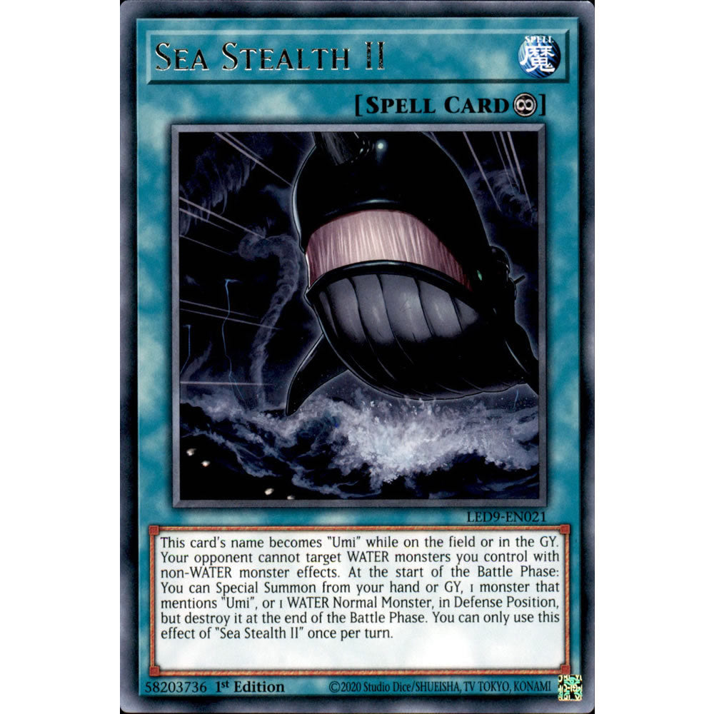 Sea Stealth II LED9-EN021 Yu-Gi-Oh! Card - Deckboosters Sea Stealth II LED9-EN021 Yu-Gi-Oh! Card - Deckboosters