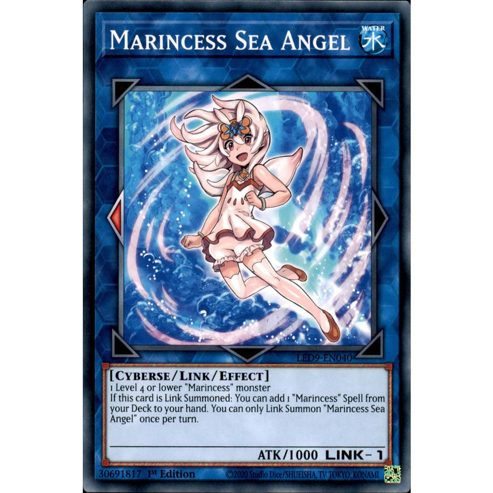 Marincess Sea Angel LED9-EN040 Yu-Gi-Oh! Card Marincess Sea Angel LED9-EN040 Yu-Gi-Oh! Card