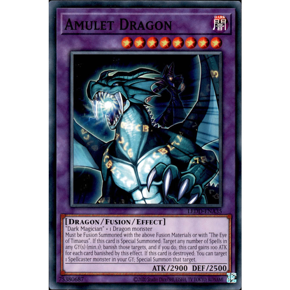 Amulet Dragon LEDD-ENA35 Yu-Gi-Oh! Card from the Legendary Dragon Decks Set