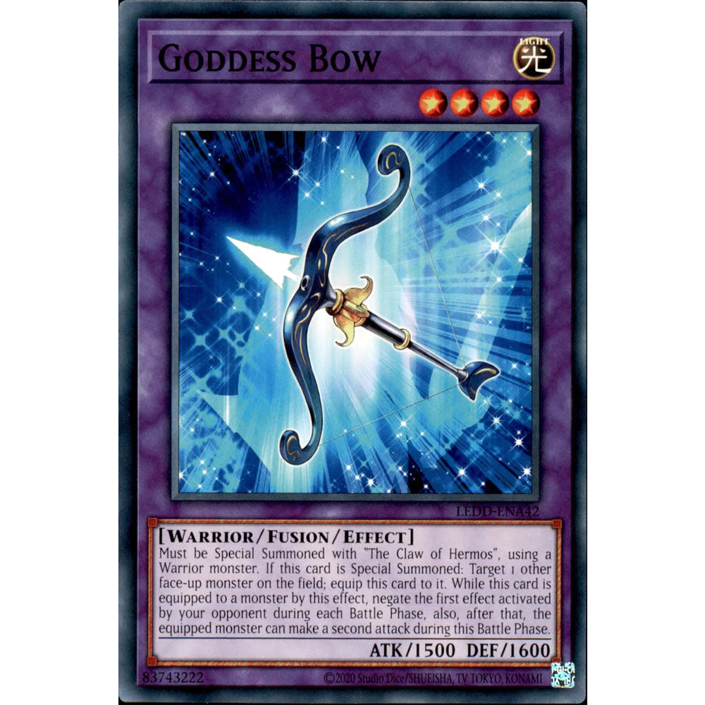 Goddess Bow LEDD-ENA42 Yu-Gi-Oh! Card from the Legendary Dragon Decks Set