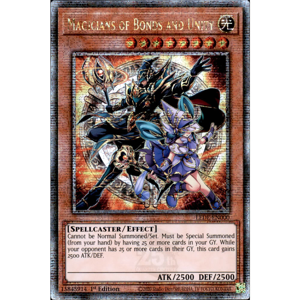 Magicians of Bonds and Unity LEDE-EN000 Yu-Gi-Oh! Card Magicians of Bonds and Unity LEDE-EN000 Yu-Gi-Oh! Card
