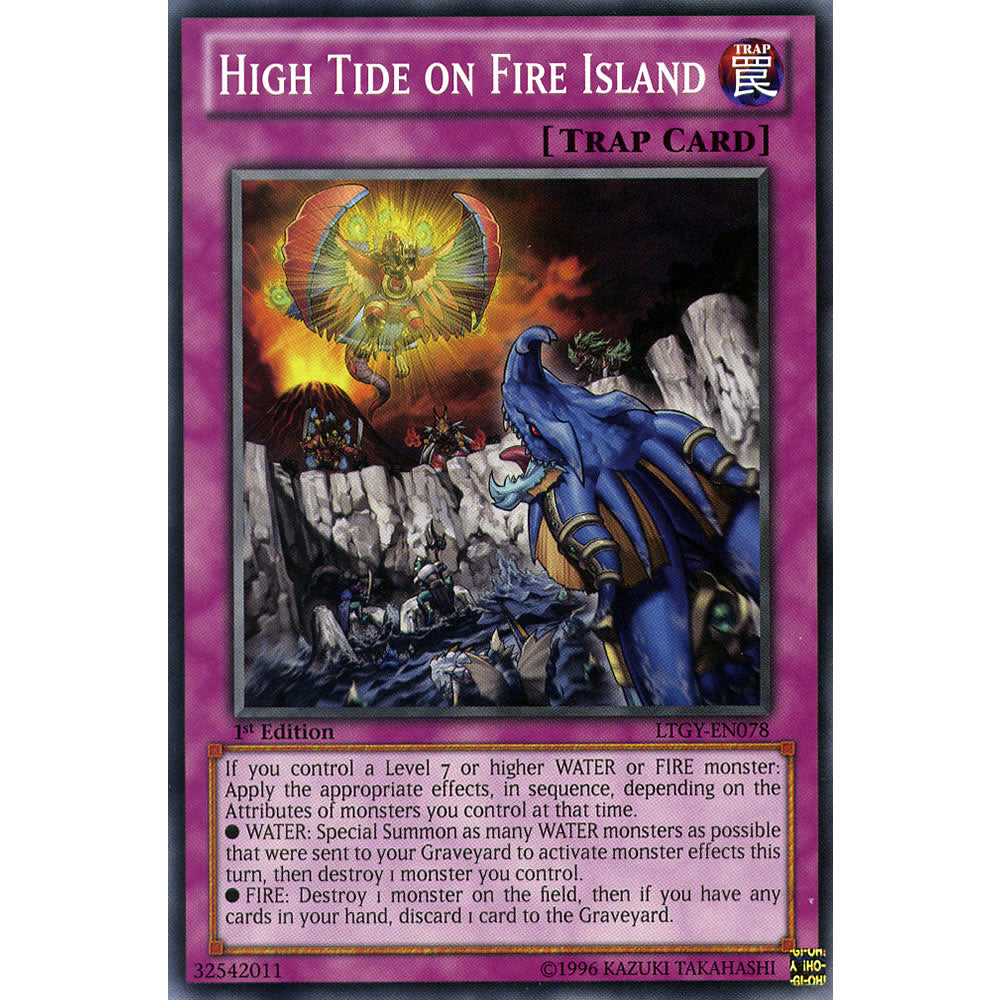High Tide on Fire Island LTGY-EN078 Yu-Gi-Oh! Card from the Lord of the Tachyon Galaxy Set