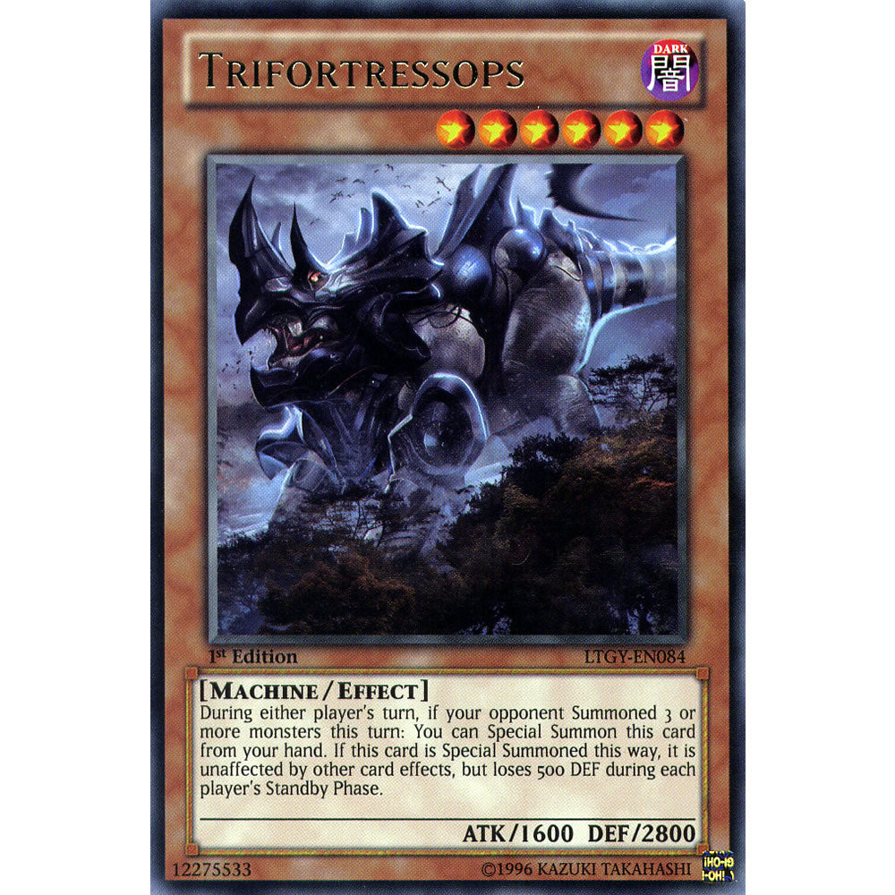 Trifortressops LTGY-EN084 Yu-Gi-Oh! Card from the Lord of the Tachyon Galaxy Set