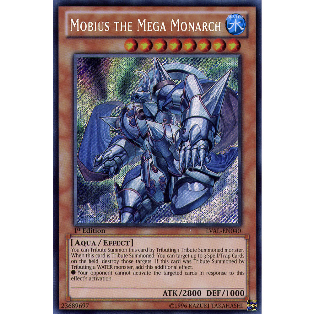 Mobius the Mega Monarch LVAL-EN040 Yu-Gi-Oh! Card from the Legacy of the Valiant Set