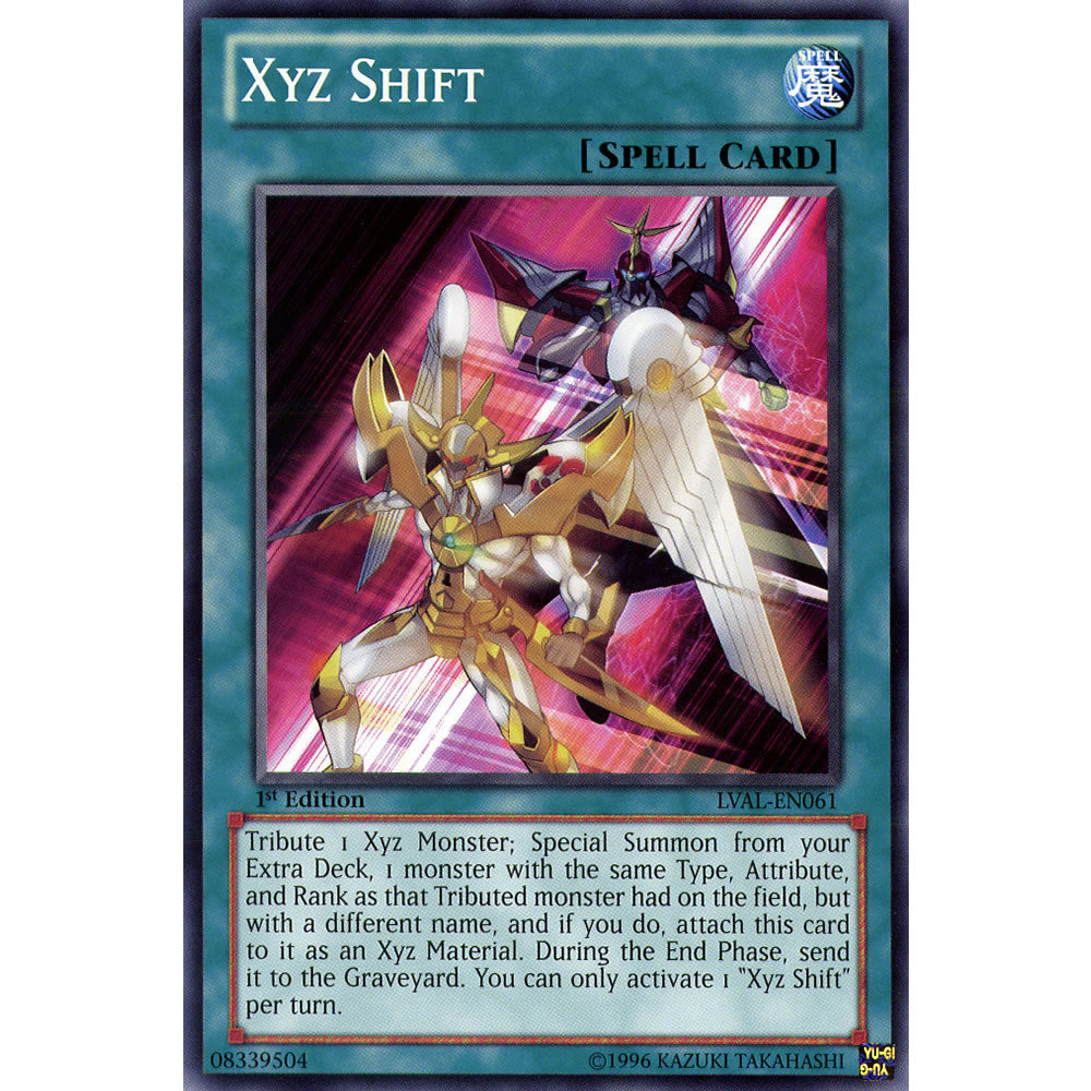 Xyz Shift LVAL-EN061 Yu-Gi-Oh! Card - Deckboosters Xyz Shift LVAL-EN061 Yu-Gi-Oh! Card - Deckboosters