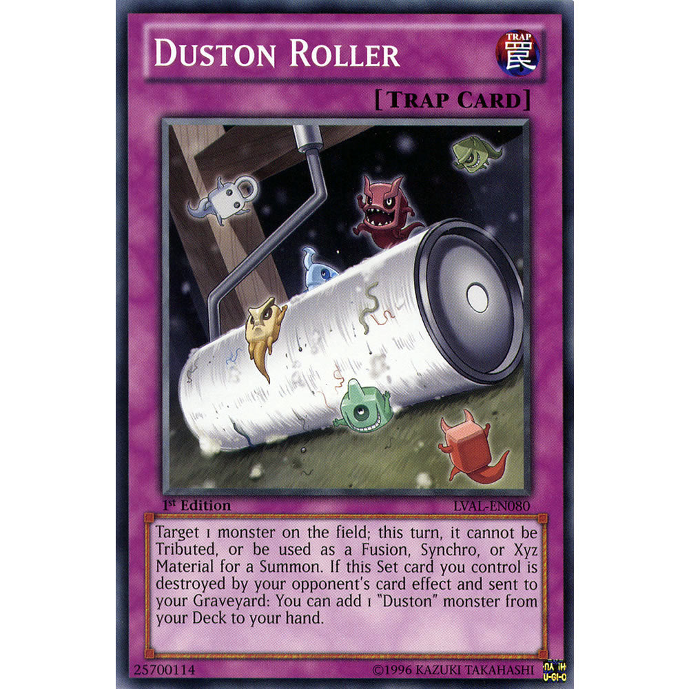 Duston Roller LVAL-EN080 Yu-Gi-Oh! Card from the Legacy of the Valiant Set
