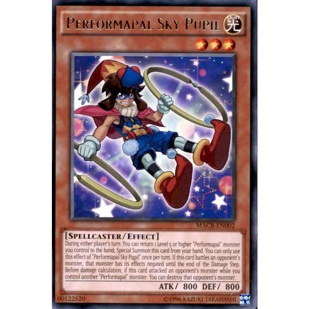 Performapal Sky Pupil MACR-EN002 Yu-Gi-Oh! Card from the Maximum Crisis Set