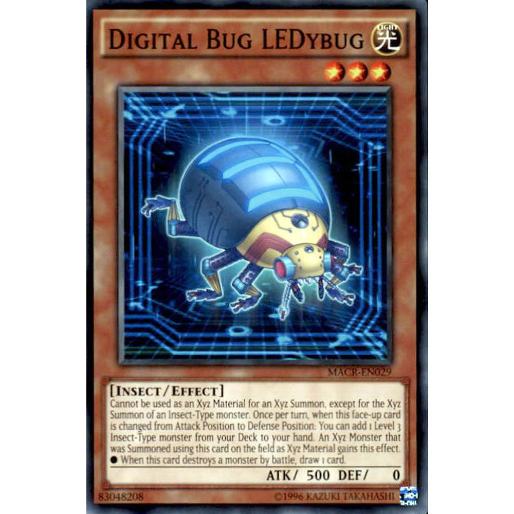 Digital Bug LEDybug MACR-EN029 Yu-Gi-Oh! Card from the Maximum Crisis Set