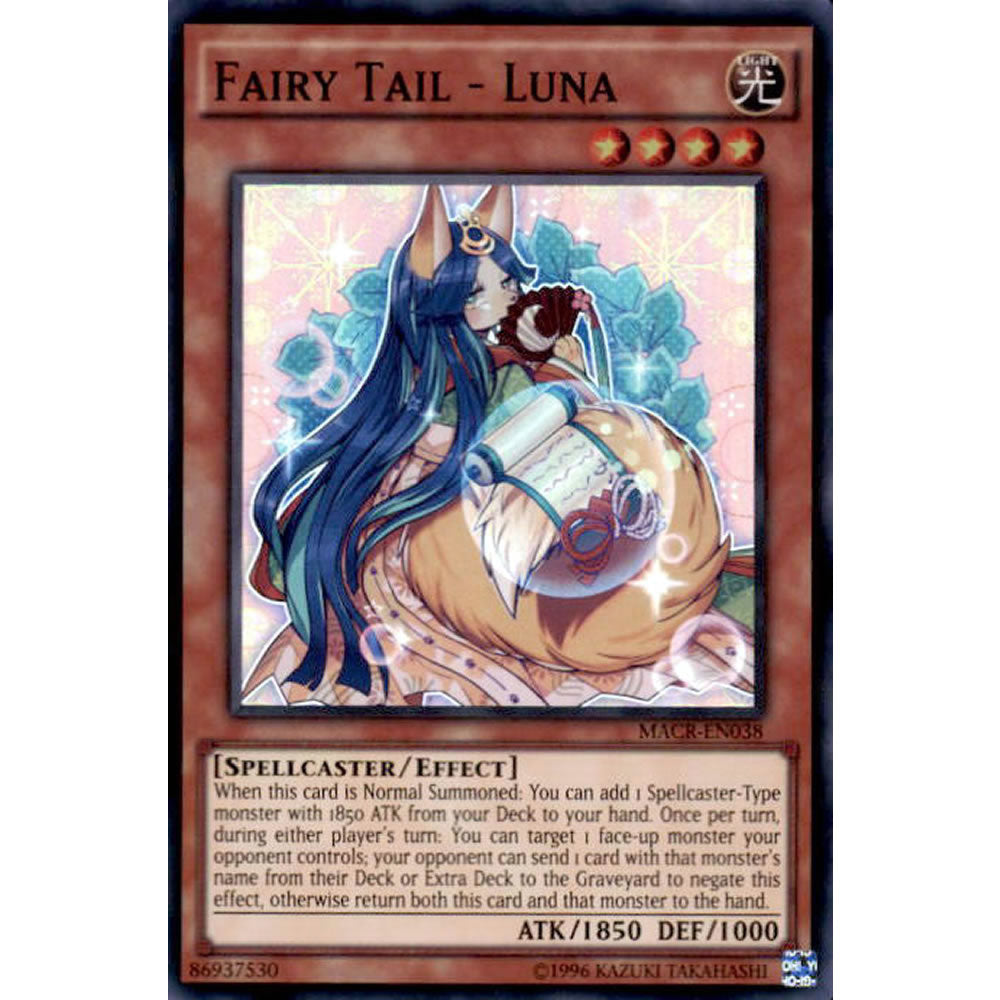 Fairy Tail - Luna MACR-EN038 Yu-Gi-Oh! Card from the Maximum Crisis Set