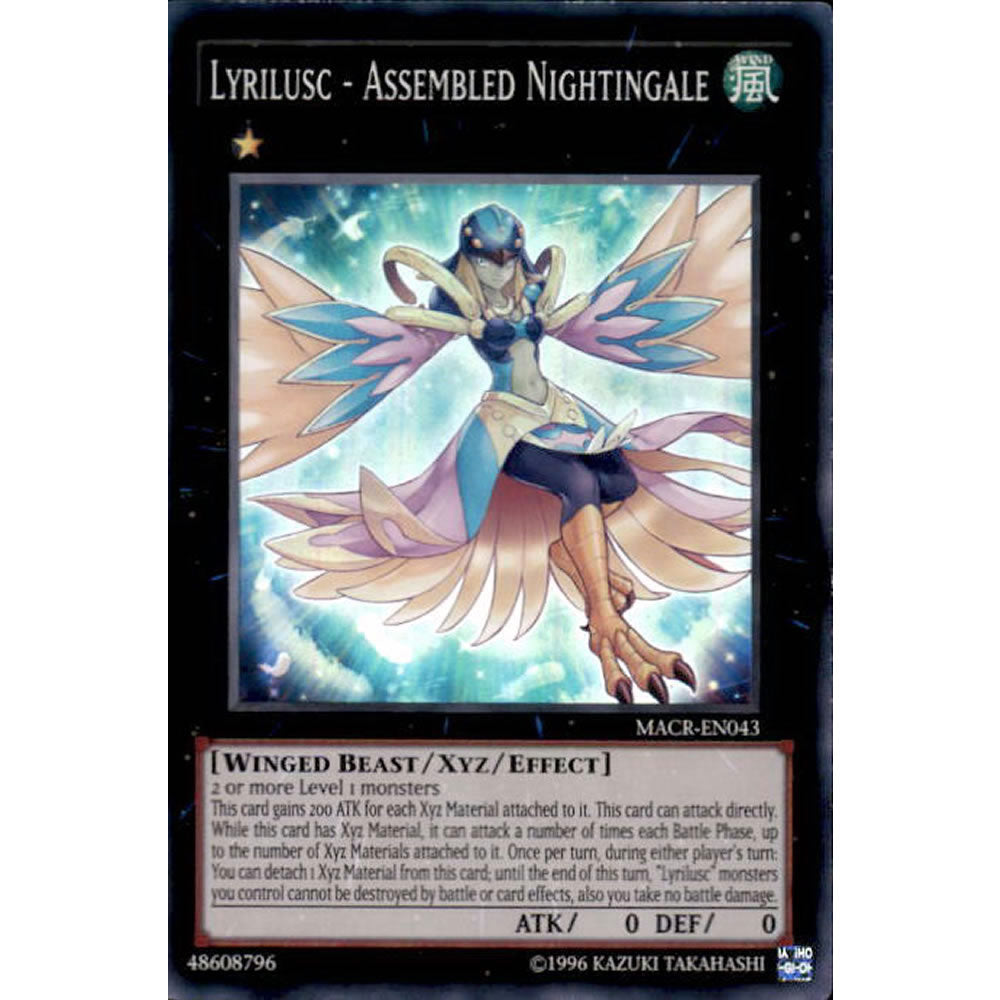 Lyrilusc - Assembled Nightingale MACR-EN043 Yu-Gi-Oh! Card from the Maximum Crisis Set