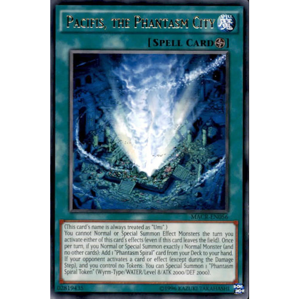 Pacifis, the Phantasm City MACR-EN056 Yu-Gi-Oh! Card from the Maximum Crisis Set