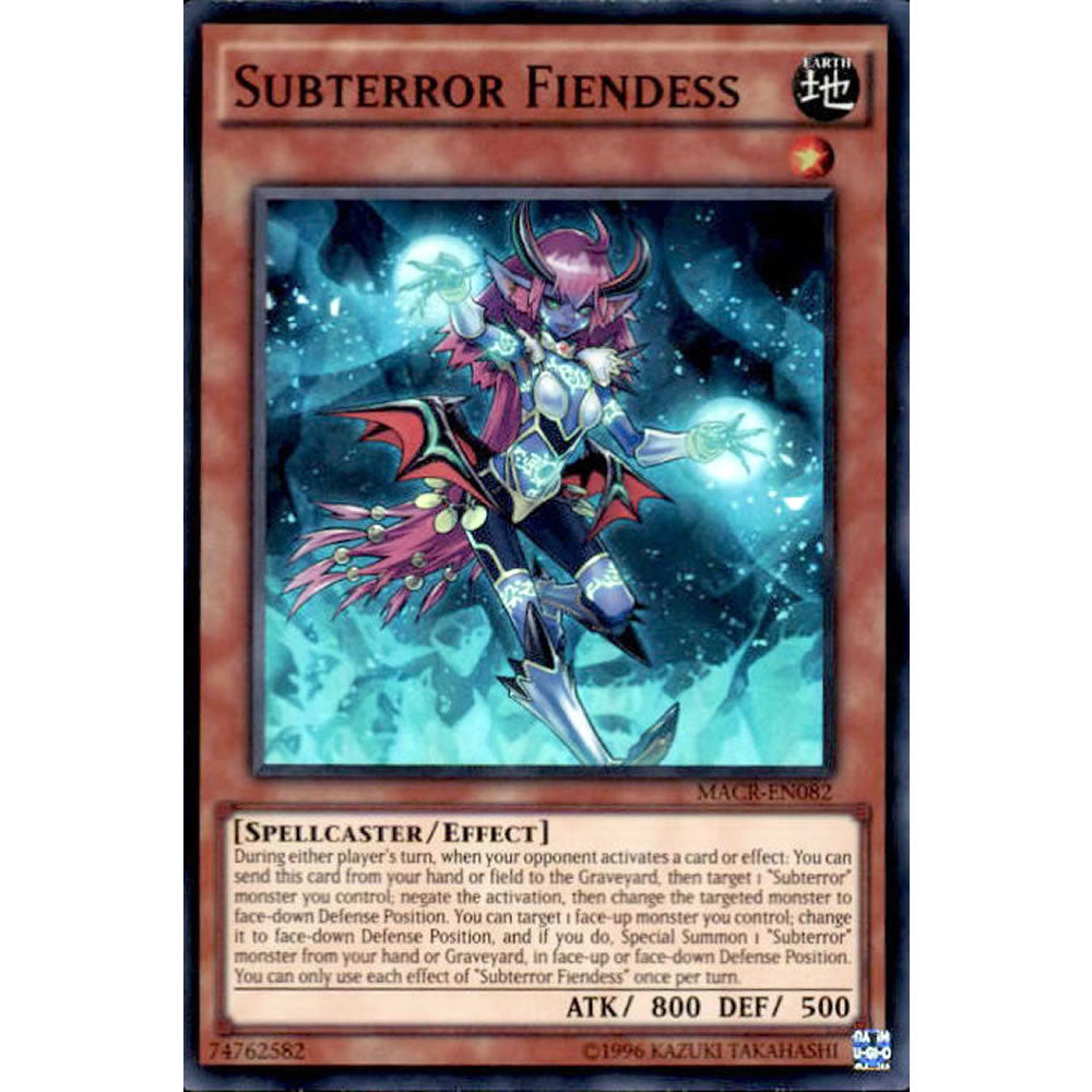 Subterror Fiendess MACR-EN082 Yu-Gi-Oh! Card from the Maximum Crisis Set