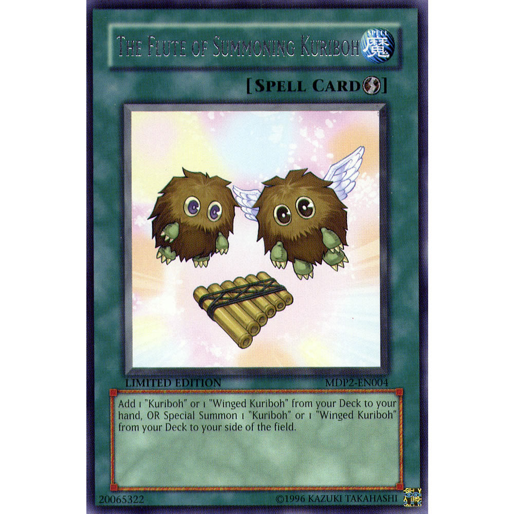 The Flute of Summoned Kuriboh MDP2-EN004 Yu-Gi-Oh! Card from the McDonalds Promo Pack 2 Set