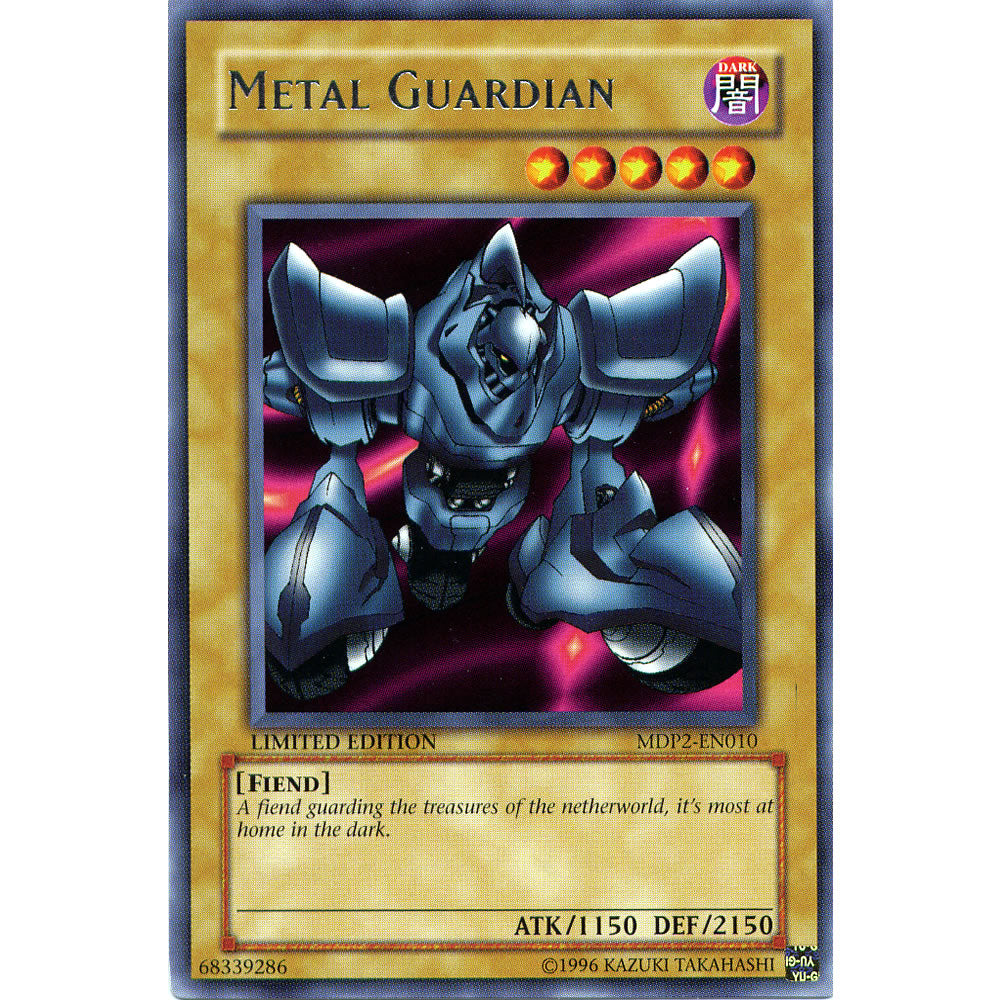 Metal Guardian MDP2-EN010 Yu-Gi-Oh! Card from the McDonalds Promo Pack 2 Set