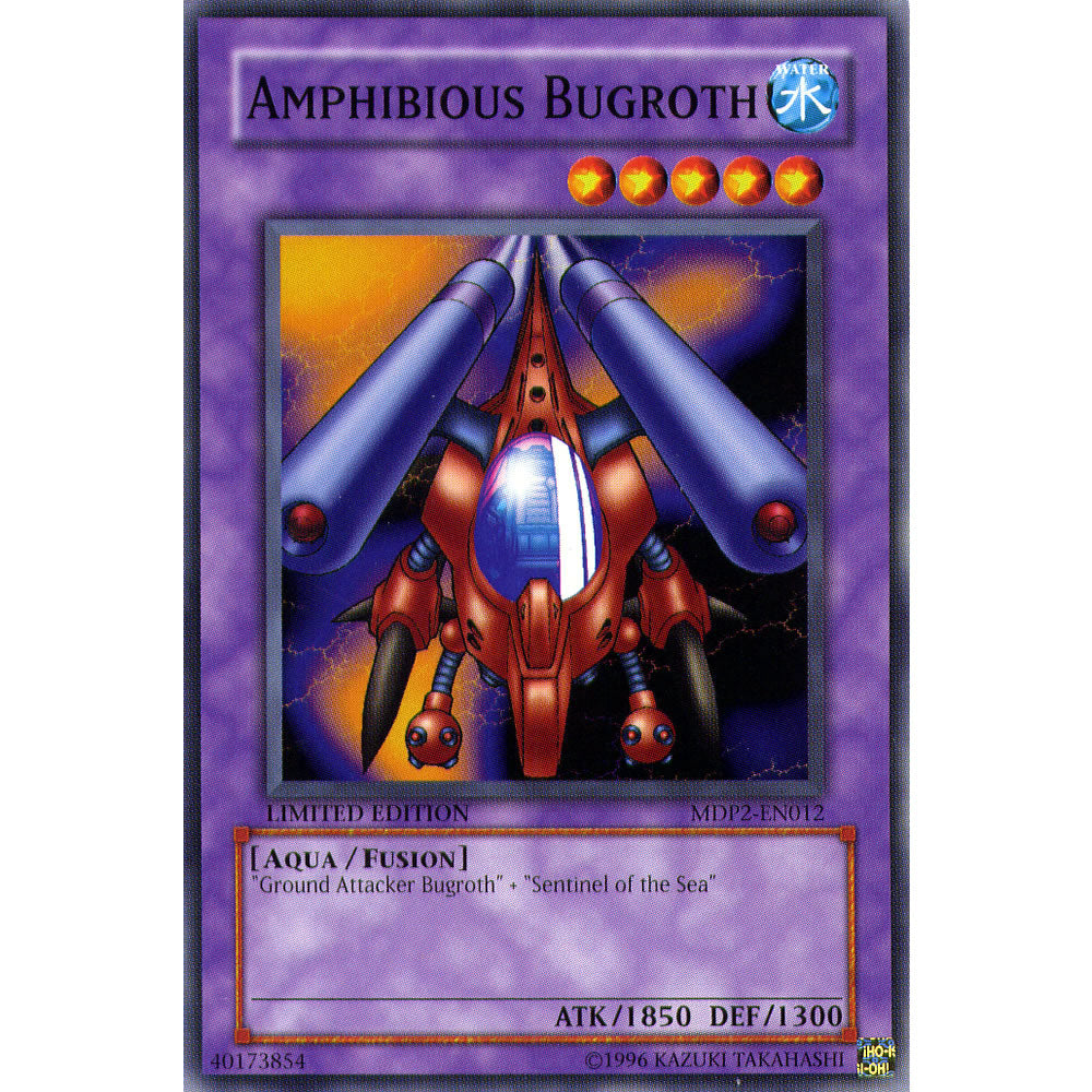 Amphibious Bugroth MDP2-EN012 Yu-Gi-Oh! Card from the McDonalds Promo Pack 2 Set