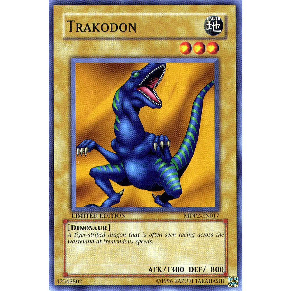 Trakodon MDP2-EN017 Yu-Gi-Oh! Card from the McDonalds Promo Pack 2 Set